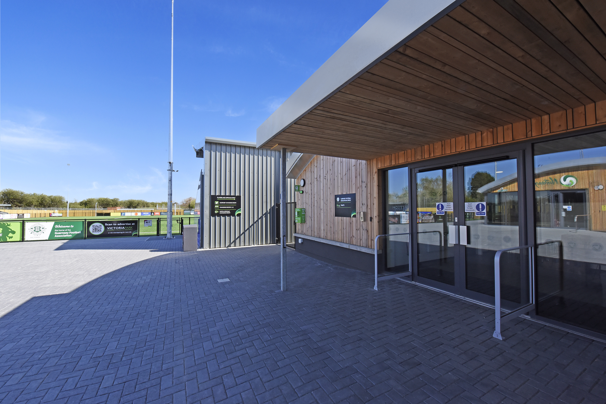 Headquarters of the Guernsey Football Association at VP